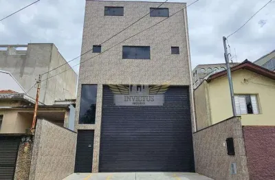 Salão/galpão comercial para alugar, 230m² - jardim stella, santo andré/sp.