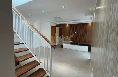 Cobertura com 3 suítes no condomínio blue residence para alugar, 250m² - vila floresta, santo andré/sp.