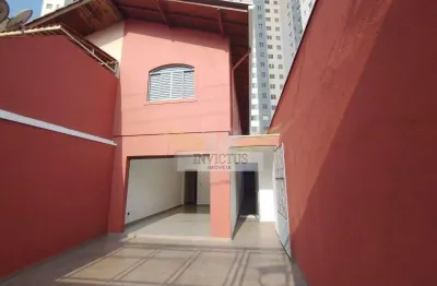 Sobrado residencial/comercial com 3 quartos para alugar, 184m² - vila palmares, santo andré/sp.