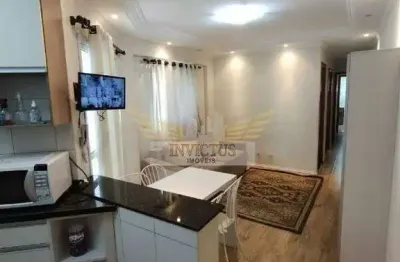 Apartamento mobiliado com 2 quartos no edifício residencial spazio felicita para comprar, 63m² - vila homero thon, santo andré/sp.