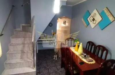 Sobrado com 3 quartos para comprar, 156m² - jardim las vegas, santo andré/sp.