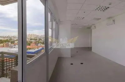 Sala comercial no edifício century plaza business para alugar, 66m² - vila homero thon, santo andré/sp.