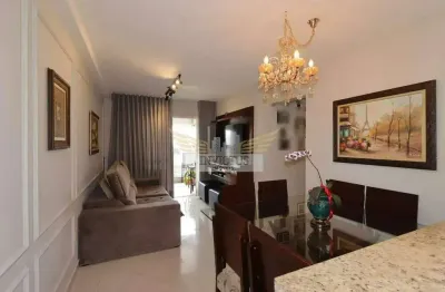 Apartamento com3 quartos no condomínio residencial carmel para comprar, 74m² - campestre, santo andré/sp.