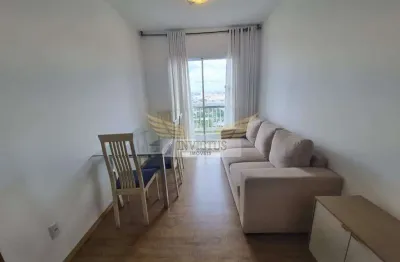Apartamento mobiliado com 2 quartos no residencial jacaranda iii para alugar, 60m² - vila principe de gales, santo andré/sp.