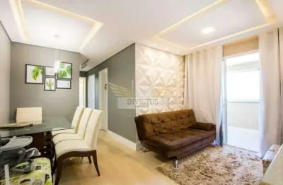 Apartamento com 3 quartos no residencial clube rio preto para comprar, 65m² - vila valparaíso, santo andré/sp.