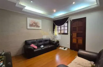 Casa Térrea com 3 Quartos para Comprar, 151m² - Vila Camilópolis, Santo André/SP.