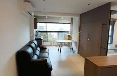 Apartamento/Flat com 1 Quarto para Alugar, 42m² - Bairro Jardim, Santo André/SP.