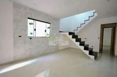 Sobrado com 3 Suítes para Alugar, 174m² - Campestre, Santo André/SP.