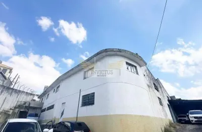 Galpão Comercial de Esquina para Locação, 1200m² - Vila Palmares, Santo André/SP.