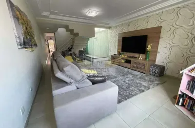 Sobrado com 3 Suítes para Alugar, 233m² - Parque das Nações, Santo André/SP.