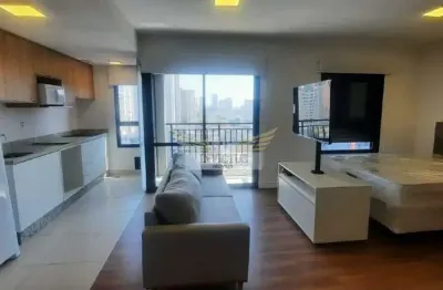 Apartamento Mobiliado com 1 Quarto para Alugar, 43m² - Bairro Campestre, Santo André/SP.