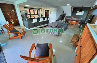 Casa com vista mar - em condomínio fechado a 200 metros da praia