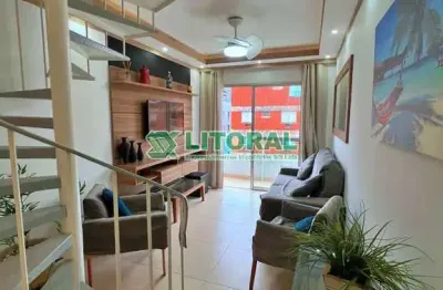 Cobertura com 2 quartos para alugar no Jardim Mar e Céu, Guarujá 