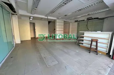 Ponto comercial com 1 sala para alugar na Enseada, Guarujá 