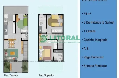 Casa com 3 quartos à venda na Vila Santo Antônio, Guarujá 