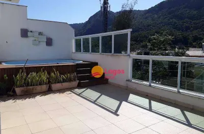 Cobertura com 3 dormitórios à venda, 216 m² por r$ 1.150.000,00 - itaipu - niterói/rj