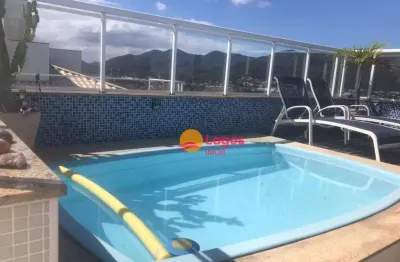 Cobertura com 3 dormitórios à venda, 220 m² por r$ 990.000,00 - itaipu - niterói/rj