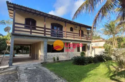 Casa com 3 quartos, sendo 1 suíte, à venda, 370 m² por r$ 650.000,00 - itaocaia valley (itaipuaçu) - maricá/rj