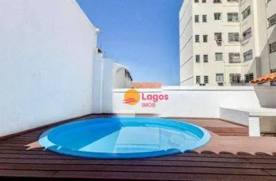 Cobertura à venda, 220 m² por r$ 1.059.000,00 - santa rosa - niterói/rj