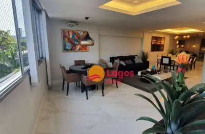 Apartamento vista mar com 4 dormitórios à venda, 220 m² por r$ 2.200.000 - icaraí - niterói/rj