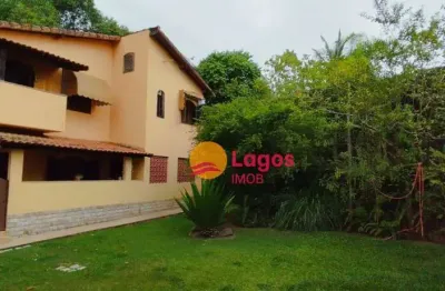 Duas casas e um terreno plano,  5 dormitórios à venda, 200 m² por r$ 730.000 - condado de maricá - maricá/rj