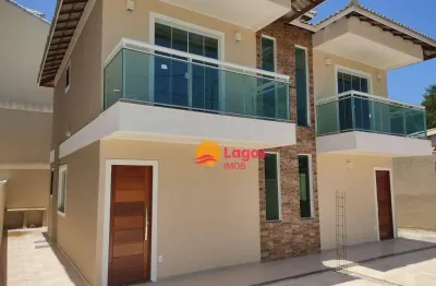 Casa à venda, 78 m² por r$ 410.000,00 - barroco (itaipuaçu) - maricá/rj