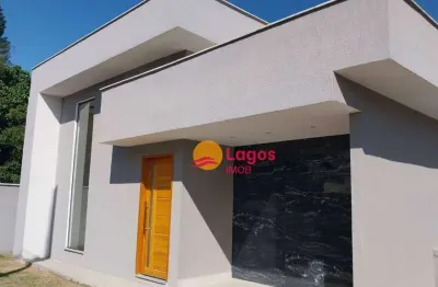 Casa com 3 dormitórios à venda, 111 m² por r$ 490.000,00 - bosque fundo - maricá/rj