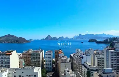 Cobertura com 3 dormitórios, vista panorâmica para o mar, 233 m² por r$ 2.300.000 - icaraí - niterói/rj