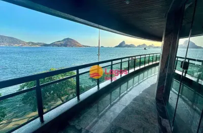 Apartamento com 4 dormitórios à venda, 485 m² por r$ 4.500.000,00 - icaraí - niterói/rj
