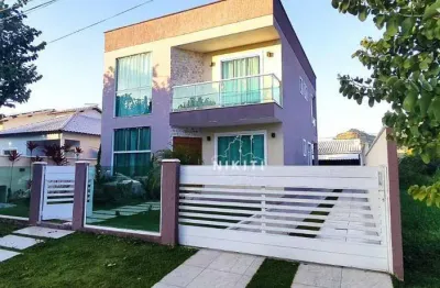 Casa com 4 dormitórios à venda, 225 m² por r$ 830.000,00 - bosque fundo - maricá/rj