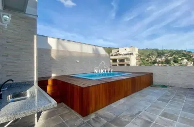 Oportunidade de cobertura com 4 dormitórios à venda, 200 m² por r$ 1.050.000 - icaraí - niterói/rj