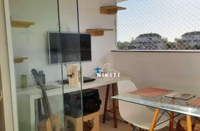 Flat com 1 dormitório à venda, 32 m² por r$ 450.000,00 - itaipu - niterói/rj