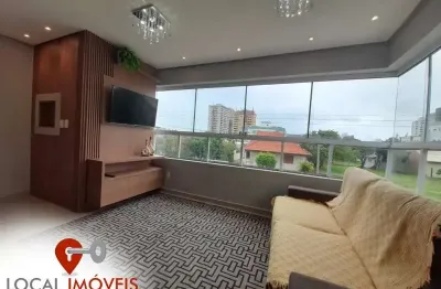 Apartamento com 02 dormitórios, 1 suíte no centro  mobiliado e decorado