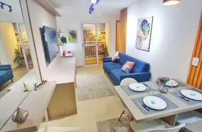 Apartamento com 2 dormitórios à venda, 53 m² por r$ 378.347,10 - vila maria leonor - diadema/sp