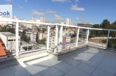 Cobertura com 3 dormitórios à venda, 90 m² por r$ 420.000,00 - centro - diadema/sp
