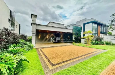 Casa  sobrado em condomínio à venda 4 quartos suítes - 421m² -  alphaville 3- ribeirão preto