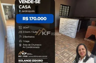Casa à venda - bairro josé mario marconi - jardinópolis -sp