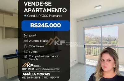 Apartamento à venda no edifício up 1300 palmares - jardim anhanguera - ribeirão preto/sp