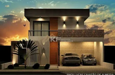 Casa em condomínio - residencial alto boa vista - cravinhos/sp
