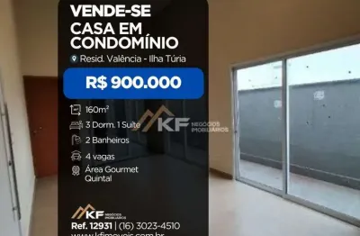 Casa em condomínio á venda -cond. valência - ribeirão preto/sp