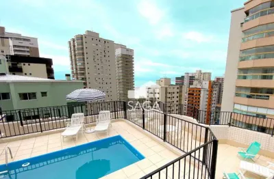 Cobertura com 3 dormitórios à venda, 208 m² por r$ 1.150.000,00 - aviação - praia grande/sp