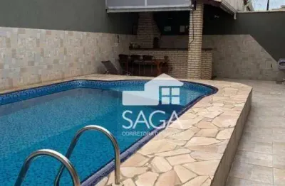 Casa com 4 dormitórios à venda, 145 m² por r$ 1.350.000,00 - balneário flórida - praia grande/sp