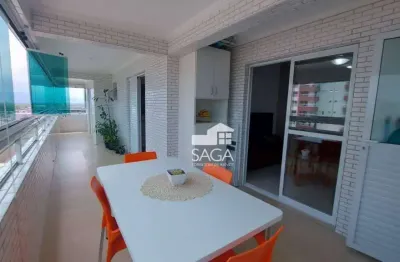 Apartamento com 3 dormitórios à venda, 101 m² por r$ 780.000,00 - vila guilhermina - praia grande/sp