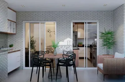 Apartamento com 1 dormitório à venda, 48 m² por r$ 492.000,00 - boqueirão - praia grande/sp