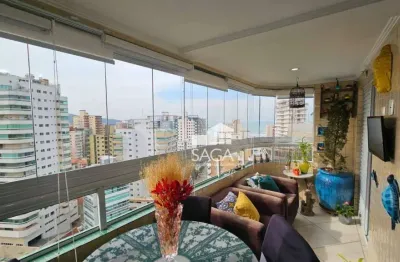 Apartamento com 2 dormitórios à venda, 90 m² por r$ 590.000,00 - vila guilhermina - praia grande/sp