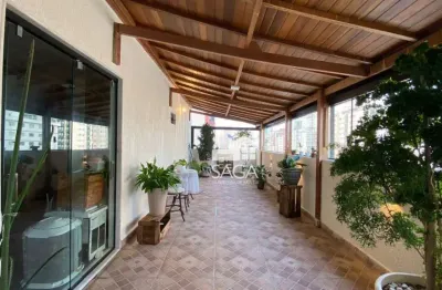 Cobertura com 4 dormitórios à venda, 219 m² por r$ 1.200.000,00 - aviação - praia grande/sp