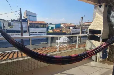 Casa com 3 dormitórios à venda, 106 m² por r$ 480.000,00 - tude bastos - praia grande/sp