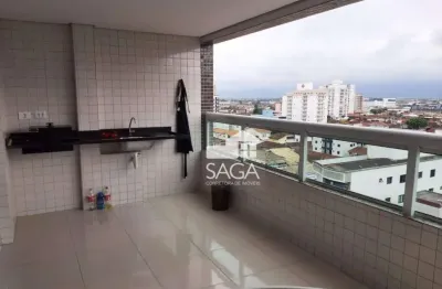 Apartamento com 2 dormitórios à venda, 82 m² por r$ 595.000,00 - vila guilhermina - praia grande/sp