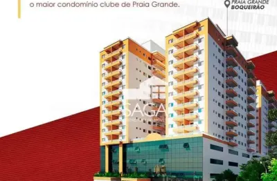 Apartamento com 2 dormitórios à venda, 60 m² por r$ 500.200,00 - boqueirão - praia grande/sp
