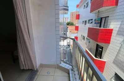 Apartamento com 1 dormitório à venda, 49 m² por r$ 220.000,00 - vila guilhermina - praia grande/sp